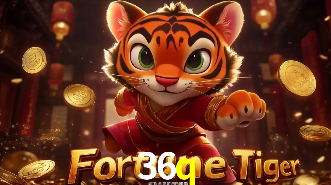 O carismático mascote do jogo de slot Fortune Tiger, um tigre fofo em pose de artes marciais, pronto para trazer sorte e multiplicadores de ganhos no cassino online 36q.